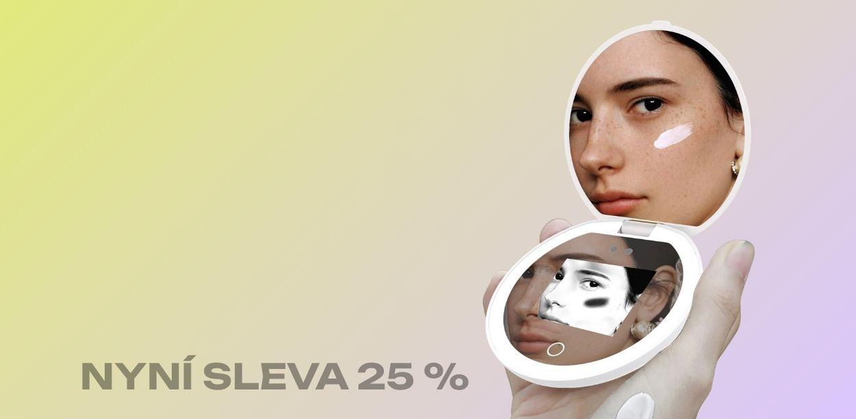 Zrcátko s LED osvětlením a UV kamerou