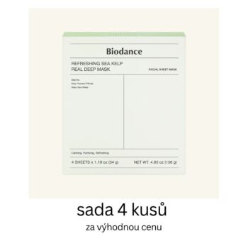 Biodance Refreshing Sea Kelp Real Deep Mask - 4 kusy