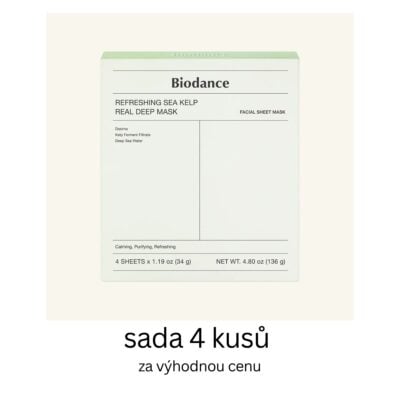 Biodance Refreshing Sea Kelp Real Deep Mask - 4 kusy